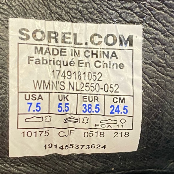 Sorel After Hours Wedge Moto Bootie Gray Buckle Zip Up Womens Size 7.5 - Picture 16 of 16